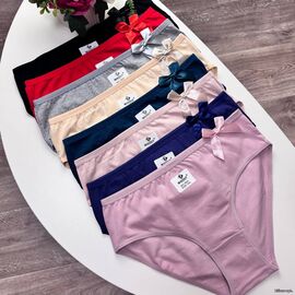 Жіночі бавовняні трусики Marabut #3843 однотонні, зображення 1