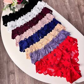 Жіночі мереживні трусики #315-1, зображення 2