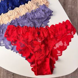 Жіночі мереживні трусики #315-1, зображення 3