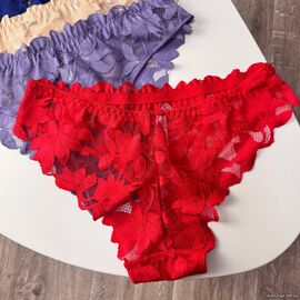 Жіночі мереживні трусики #315-1, зображення 4