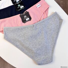 Жіночі бавовняні трусики Lady Part #9271 рубчик, зображення 2