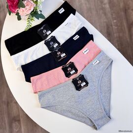 Жіночі бавовняні трусики Lady Part #9271 рубчик, зображення 3