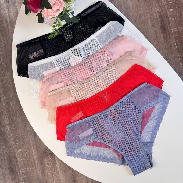 Жіночі мереживні трусики #Q8392