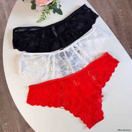 Жіночі мереживні трусики #1318, зображення 2