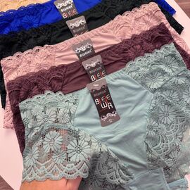 Жіночі трусики мікрофібра BIWEIER #871 з мереживом, зображення 3