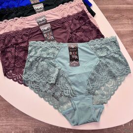 Жіночі трусики мікрофібра BIWEIER #871 з мереживом, зображення 4