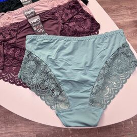 Жіночі трусики мікрофібра BIWEIER #871 з мереживом, зображення 5