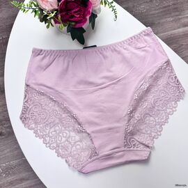 Жіночі бавовняні трусики Biweier #3029 з мереживом, зображення 5