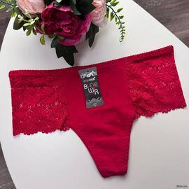 Жіночі бавовняні стрінги Biweier #3028, зображення 4