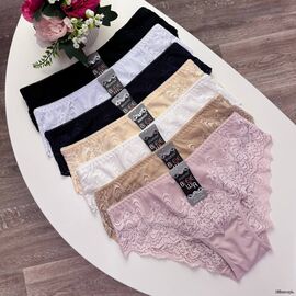 Жіночі мереживні трусики Biweier #2118 мікс, зображення 1