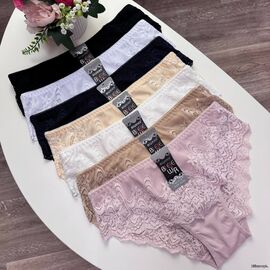 Жіночі мереживні трусики Biweier #2118 мікс, зображення 2