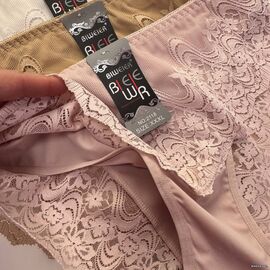 Жіночі мереживні трусики Biweier #2118 мікс, зображення 3