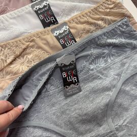 Жіночі бавовняні трусики Biweier #2079 мікс, зображення 3