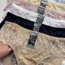 Жіночі мереживні трусики Biweier #2119 мікс, зображення 3