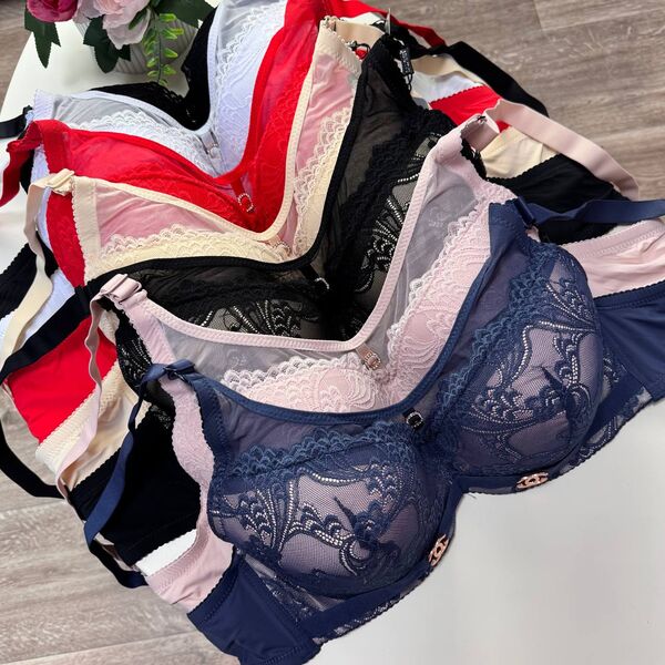 Жіночий мереживний бюстгальтер Biweier #87651 D