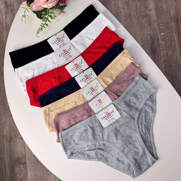 Жіночі бавовняні бразиліана Lavolle #1186 рубчик