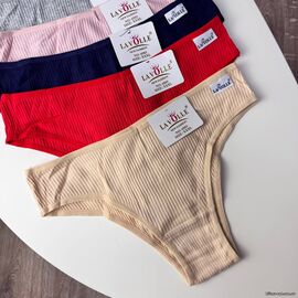 Жіночі бавовняні бразиліана Lavolle #6503 рубчик, зображення 4