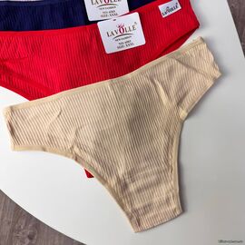 Жіночі бавовняні бразиліана Lavolle #6503 рубчик, зображення 5