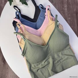 Топи жіночі в рубчик #657 уцінка, зображення 2