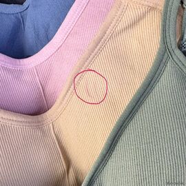 Топи жіночі в рубчик #657 уцінка, зображення 3