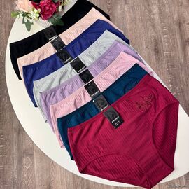 Жіночі бавовняні труси Marabut #5130 рубчик