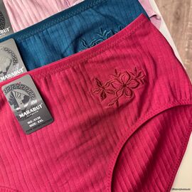 Жіночі бавовняні труси Marabut #5130 рубчик, зображення 4